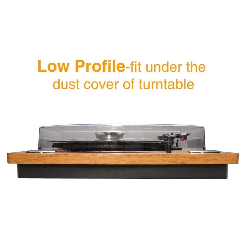 FEMELI Record Weight Stabilizer by FEMELI,Turntable Weight Clamps-Low Profile to Fits Under Dust Cover of Turntable Vinyl Disc LP Record Player (Silver) - Image 2
